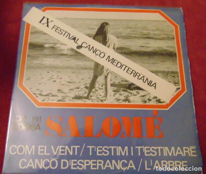 Discos de vinilo: Salom&eacute; &ndash; Com El Vent + 3 - EP 1967 - Foto 1