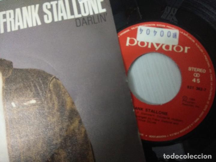 Discos de vinilo: FRANK STALLONE/DARLIN/SINGLE. - Foto 2