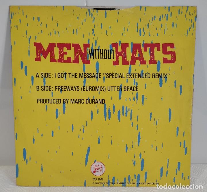 Discos de vinilo: Men Without Hats - I Got The Message - Foto 2