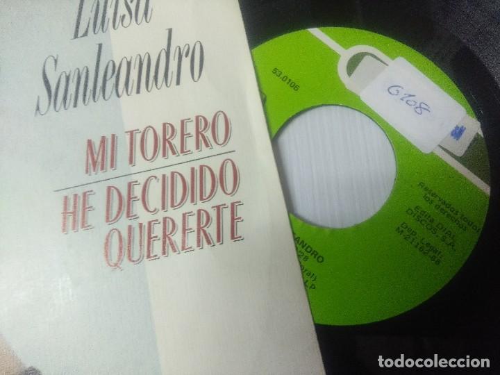 Discos de vinilo: LUISA SANLEANDRO/MI TORERO/SINGLE. - Foto 2