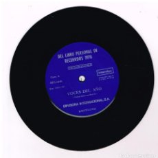 Discos de vinilo: DEL LIBRO PERSONAL DE LOS RECUERDOS 1970 - VOCES DEL AÑO / CANCIONES - SINGLE 1971 - SOLO VINILO