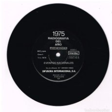 Discos de vinilo: 1975 RADIOGRAFÍA DEL AÑO 1 - EVENTOS NACIONALES E INTERNACIONALES - SINGLE 1976 - SOLO VINILO