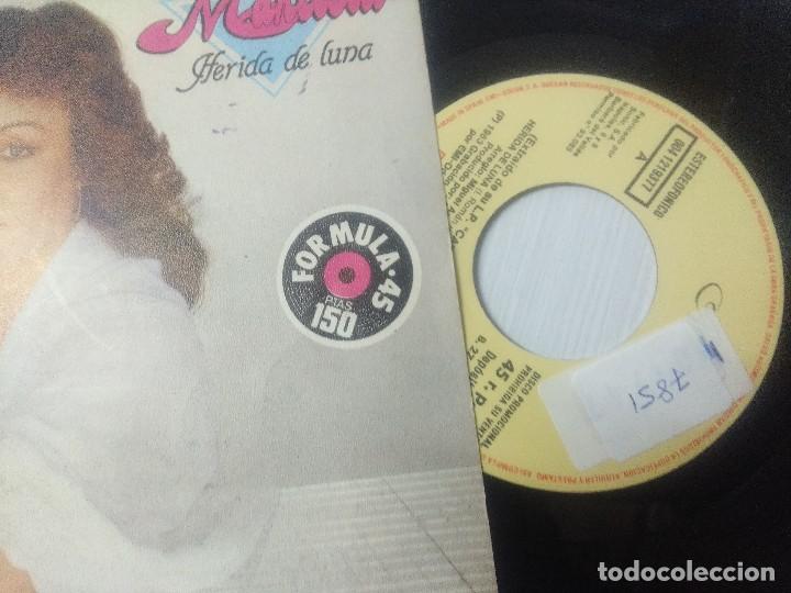 Discos de vinilo: MANUELA/HERIDA DE LUNA/SINGLE PROMOCIONAL. - Foto 2