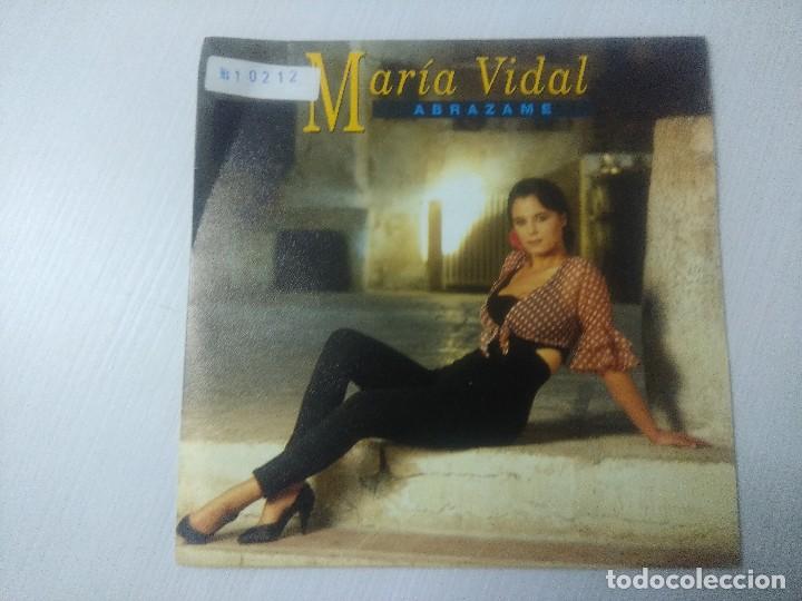 Discos de vinilo: MARIA VIDAL/ABRAZAME/SINGLE PROMOCIONAL. - Foto 1