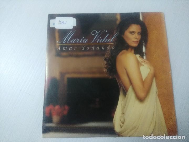 Discos de vinilo: MARIA VIDAL/AMAR SO&Ntilde;ANDO/SINGLE PROMOCIONAL. - Foto 1
