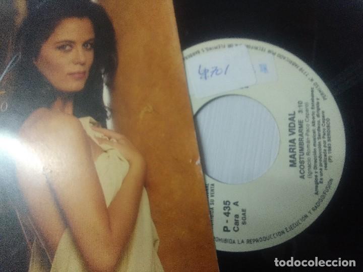 Discos de vinilo: MARIA VIDAL/AMAR SO&Ntilde;ANDO/SINGLE PROMOCIONAL. - Foto 2