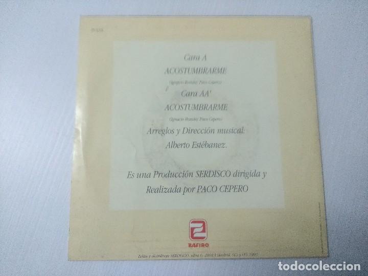 Discos de vinilo: MARIA VIDAL/AMAR SO&Ntilde;ANDO/SINGLE PROMOCIONAL. - Foto 3