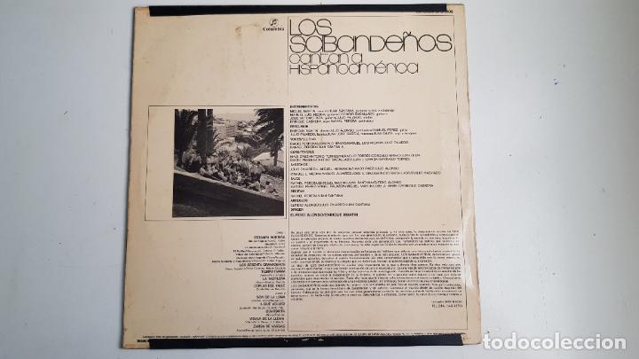 Discos de vinilo: LOS SABANDE&Ntilde;OS - CANTAN A HISPANOAMERICA (VINILO) - Foto 2