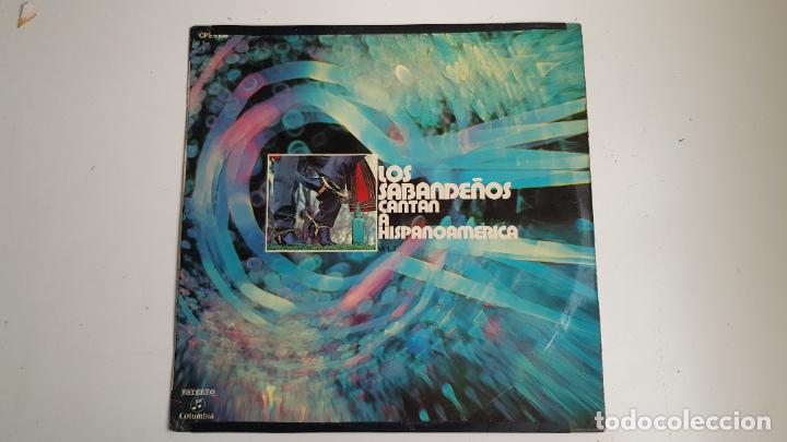 Discos de vinilo: LOS SABANDE&Ntilde;OS - CANTAN A HISPANOAMERICA (VINILO) - Foto 1