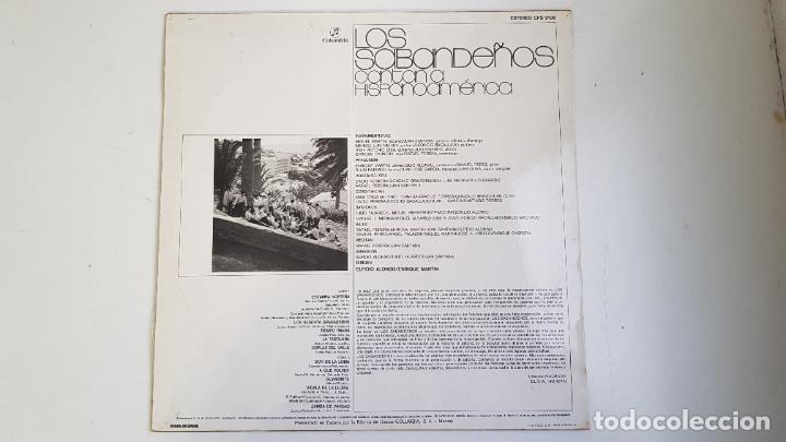 Discos de vinilo: LOS SABANDE&Ntilde;OS - CANTAN A HISPANOAMERICA (VINILO) - Foto 2