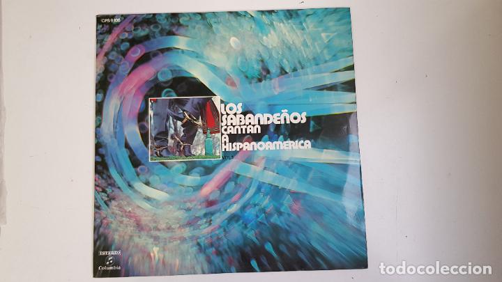 Discos de vinilo: LOS SABANDE&Ntilde;OS - CANTAN A HISPANOAMERICA (VINILO) - Foto 1