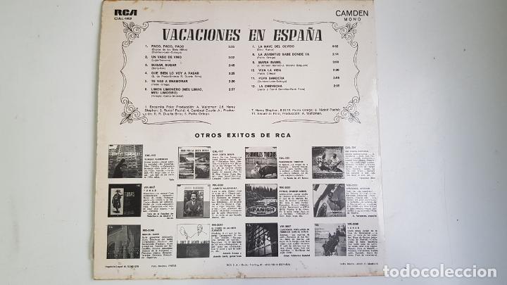Discos de vinilo: VACACIONES EN ESPA&Ntilde;A (VINILO) - Foto 2