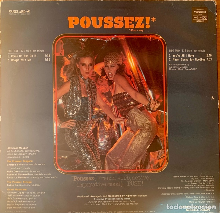 Discos de vinilo: POUSSEZ (pop- say) - Foto 2