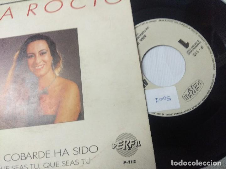 Discos de vinilo: ANA ROCIO/UN COBARDE HA SIDO/SINGLE. - Foto 2