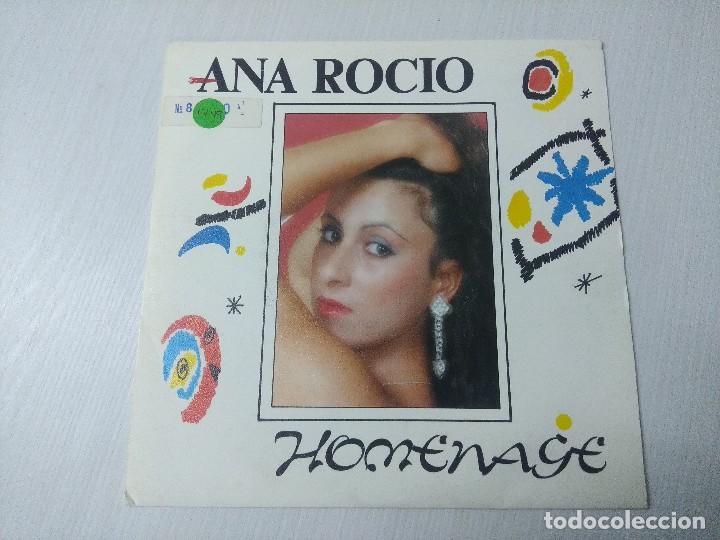 Discos de vinilo: ANA ROCIO/HOMENAJE/SINGLE PROMOCIONAL. - Foto 1