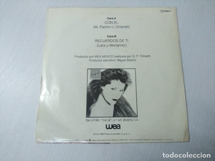 Discos de vinilo: ROCIO BANQUELLS/CON EL/SINGLE PROMOCIONAL. - Foto 3