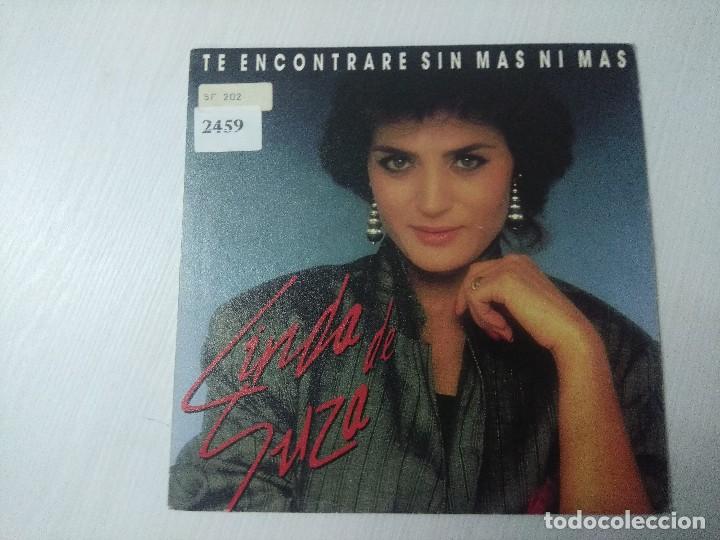 Disques de vinyle: LINDA DE SUZA/TE ENCONTRARE SIN MAS NI MAS/SINGLE PROMOCIONAL.