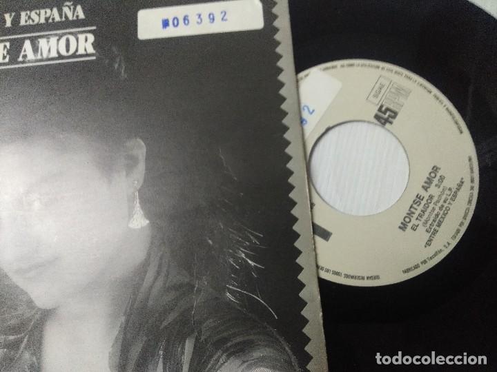 Discos de vinilo: MONTSE AMOR/EL TRAIDOR/SINGLE. - Foto 2
