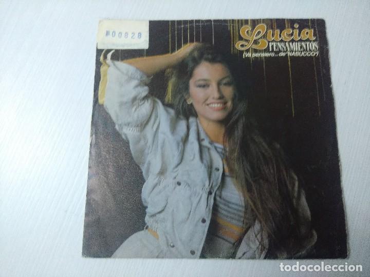 Discos de vinilo: LUCIA/PENSAMIENTOS/SINGLE. - Foto 1