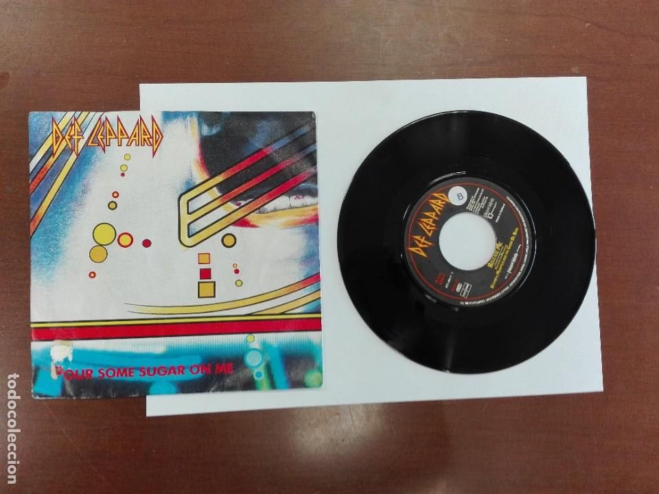 Discos de vinilo: DISCO VINILO SINGLE - DEF LEPPARD - POUR SOME SUGAR ON ME - Foto 1