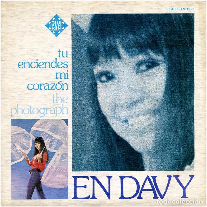 Discos de vinil: En Davy - Tu Enciendes Mi Coraz&oacute;n (You Set My Heart On Fire) - SG promo Spain 1975 - Telefunken