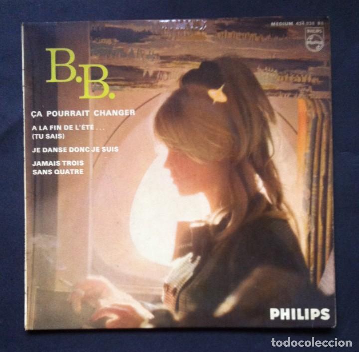 Discos de vinilo: BRIGITTE BARDOT - &Ccedil;a Pourrait Changer - EP FRANCES 1964 - PHILIPS - Foto 1