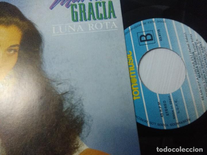 Discos de vinilo: MARIA GRACIA/LUNA ROTA/SINGLE. - Foto 2