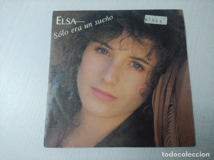 Discos de vinilo: ELSA/SOLO ERA UN SUE&Ntilde;O/SINGLE. - Foto 1