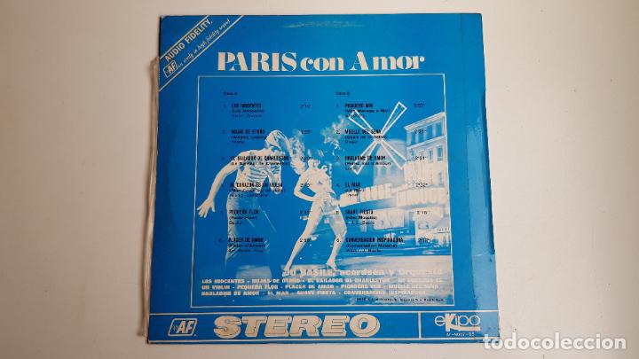 Discos de vinilo: Paris Con Amor - Jo Basile - Acordeon y Orquesta (VINILO) - Foto 2