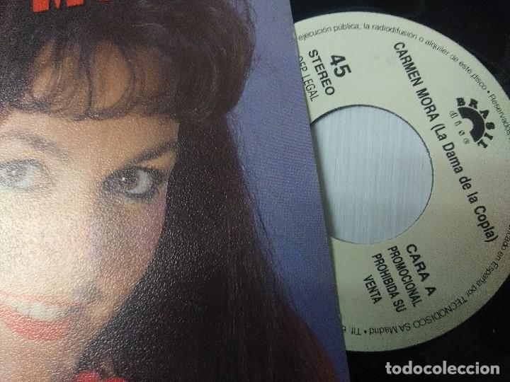 Discos de vinilo: CARMEN MORA/AHORA YO/SINGLE PROMOCIONAL. - Foto 2