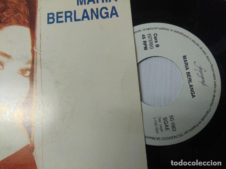 Discos de vinilo: MARIA BERLANGA/VALENCIA/SINGLE. - Foto 2