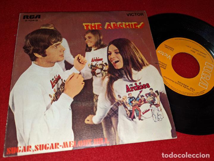 Discos de vinilo: THE ARCHIES Sugar sugar/Melody hill 7'' single 1969 RCA ESPA&Ntilde;A SPAIN