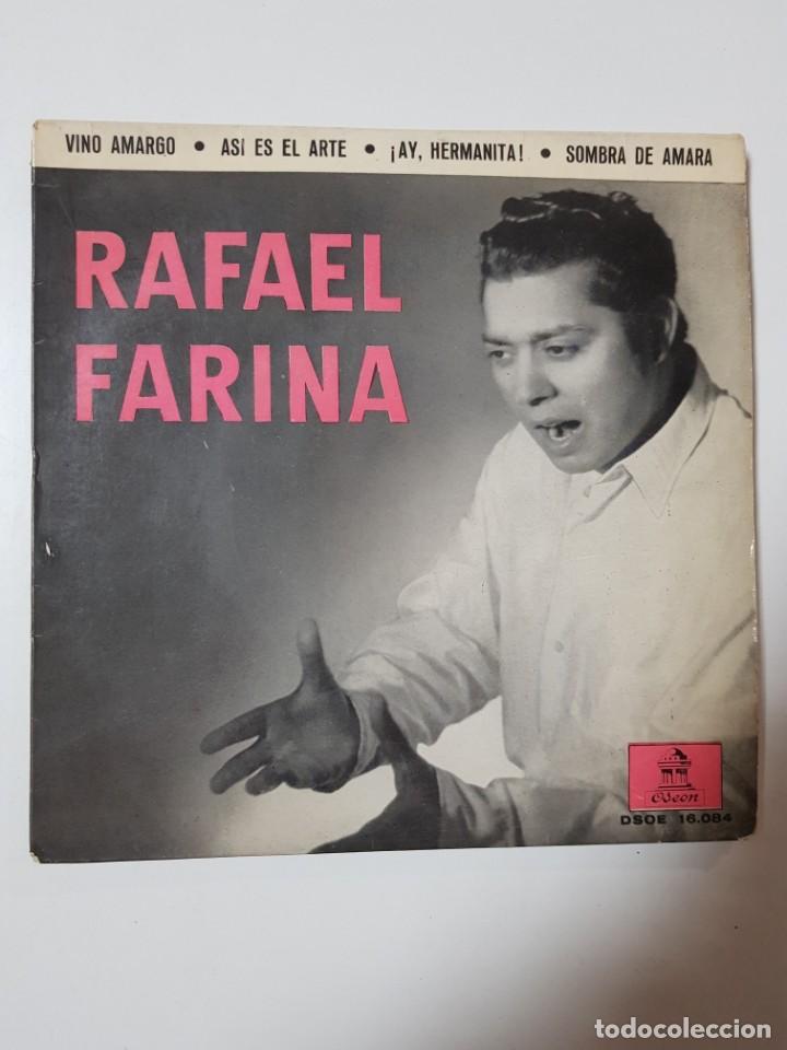 Discos de vinilo: DISCO VINILO 7&rdquo;. RAFAEL FARINA. ODEON. 1958 - Foto 1