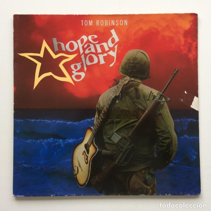 Discos de vinilo: Tom Robinson &lrm;&ndash; Hope And Glory , Germany 1984 RCA - Foto 1