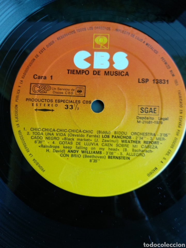 Discos de vinilo: *TIEMPO DE MUSICA, CBS, 1979 A3 - Foto 5