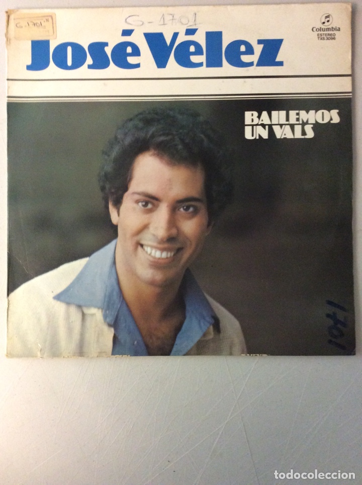 Discos de vinilo: Jos&eacute; V&eacute;lez. Bailemos un vals. - Foto 1