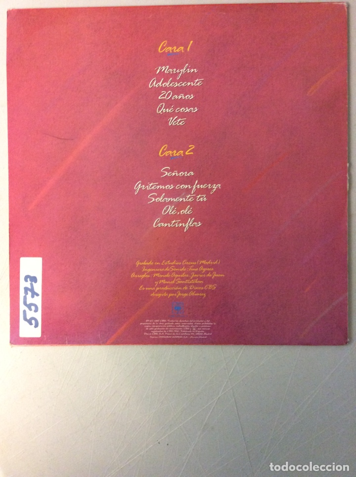 Discos de vinilo: Los Amaya. Marylin. - Foto 2