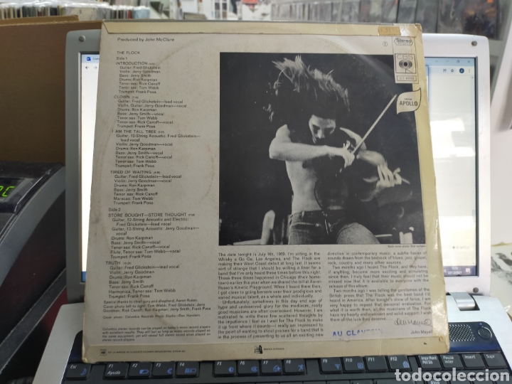 Discos de vinilo: The flock LP Francia 1969 - Foto 2