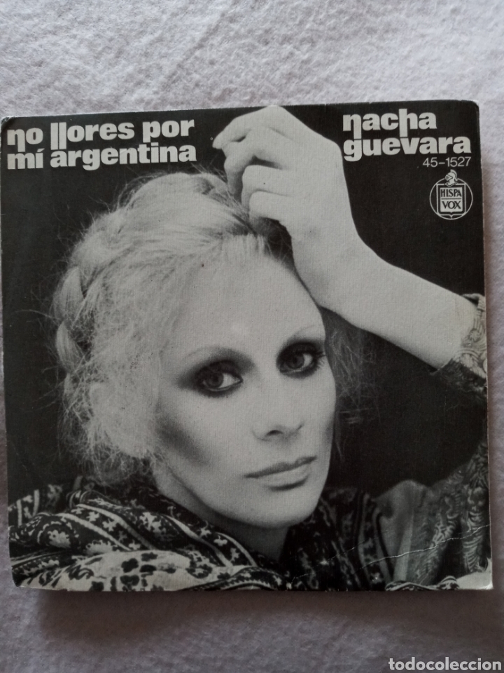 Disques de vinyle: Nacha Guevara-no llores por mi argentina..disco vinilo single