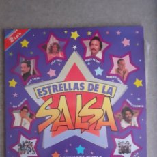 Discos de vinilo: ESTRELLAS DE LA SALSA. 2 LP. 2 MAL-4. CUT OUT. DISCOS VG++ VG++. CARÁTULA VG+.