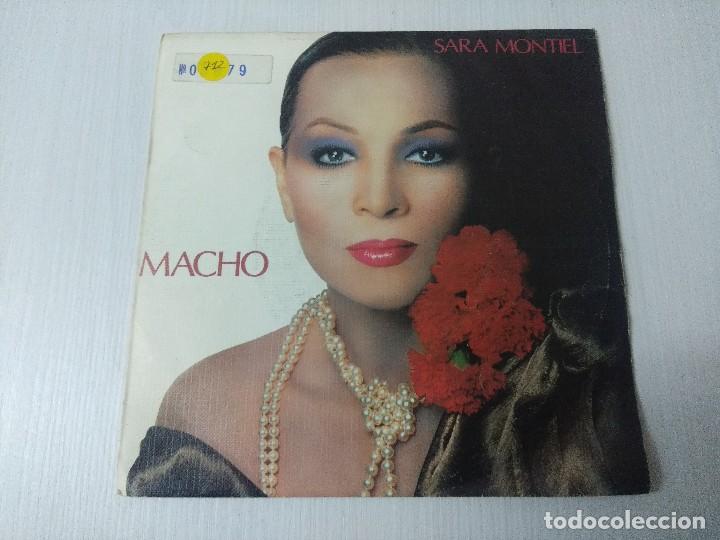 Discos de vinilo: SARA MONTIEL/MACHO/SINGLE. - Foto 1