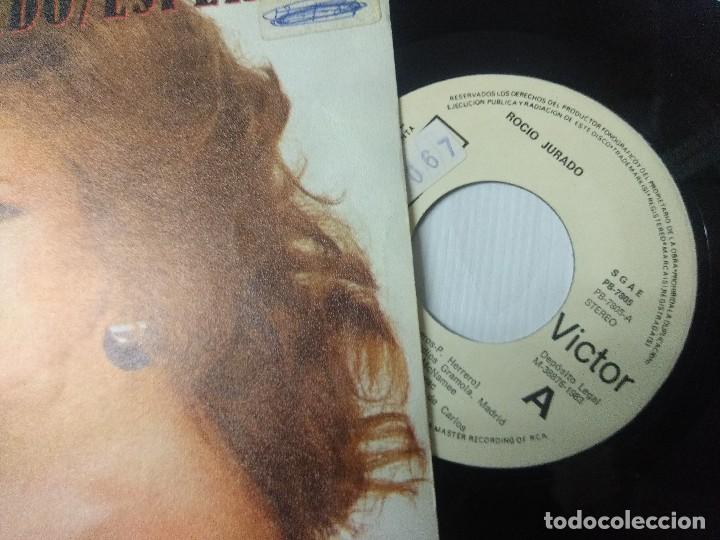 Discos de vinilo: ROCIO JURADO/ESPERAME/SINGLE PROMOCIONAL. - Foto 2