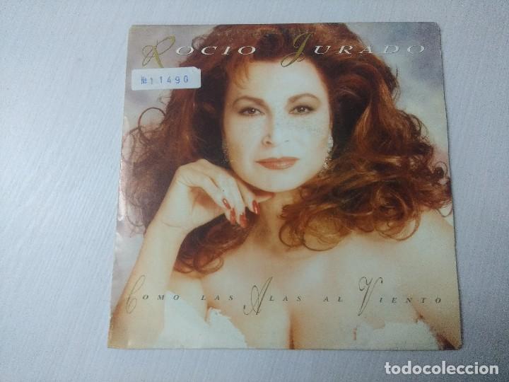 Discos de vinilo: ROCIO JURADO/COMO LAS ALAS AL VIENTO/SINGLE PROMOCIONAL. - Foto 1