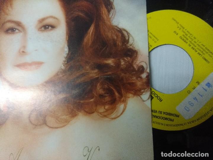 Discos de vinilo: ROCIO JURADO/COMO LAS ALAS AL VIENTO/SINGLE PROMOCIONAL. - Foto 2