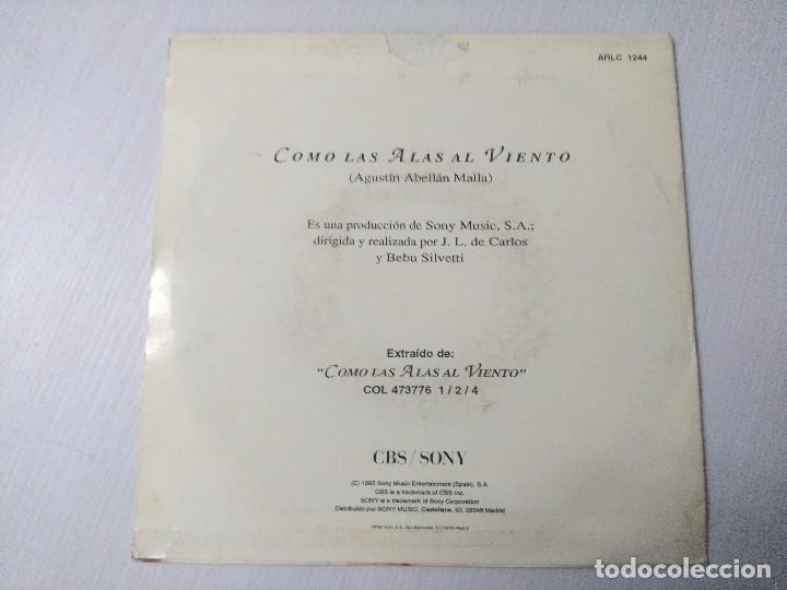Discos de vinilo: ROCIO JURADO/COMO LAS ALAS AL VIENTO/SINGLE PROMOCIONAL. - Foto 3