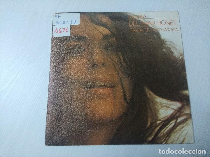 Discos de vinilo: MARIA DEL MAR BONET/DANSA DE LA PRIMAVERA/SINGLE. - Foto 1