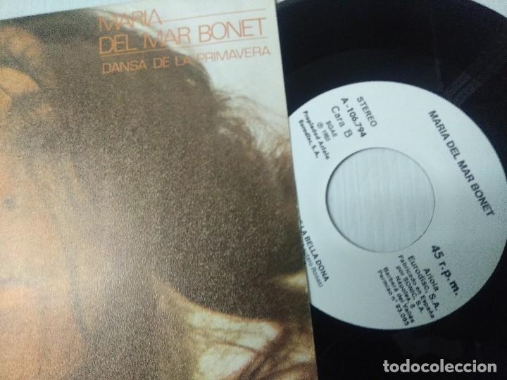 Discos de vinilo: MARIA DEL MAR BONET/DANSA DE LA PRIMAVERA/SINGLE. - Foto 2