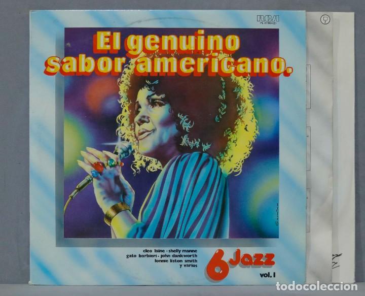 Discos de vinil: 2 LP. EL GENUINO SABOR AMERICANO. 6 JAZZ. VOL. 1