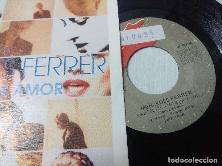 Discos de vinilo: MERCEDES FERRER/CARCEL DE AMOR/SINGLE. - Foto 2