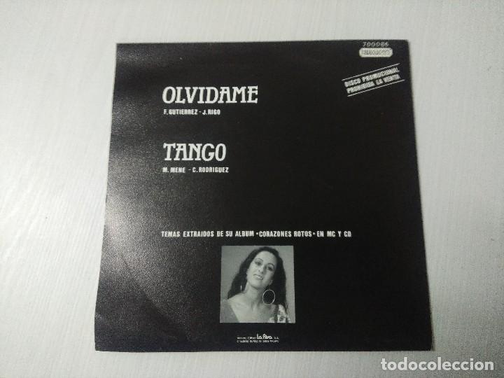Discos de vinilo: ANA ROCIO/OLVIDAME/SINGLE + HOJA PROMO. - Foto 3